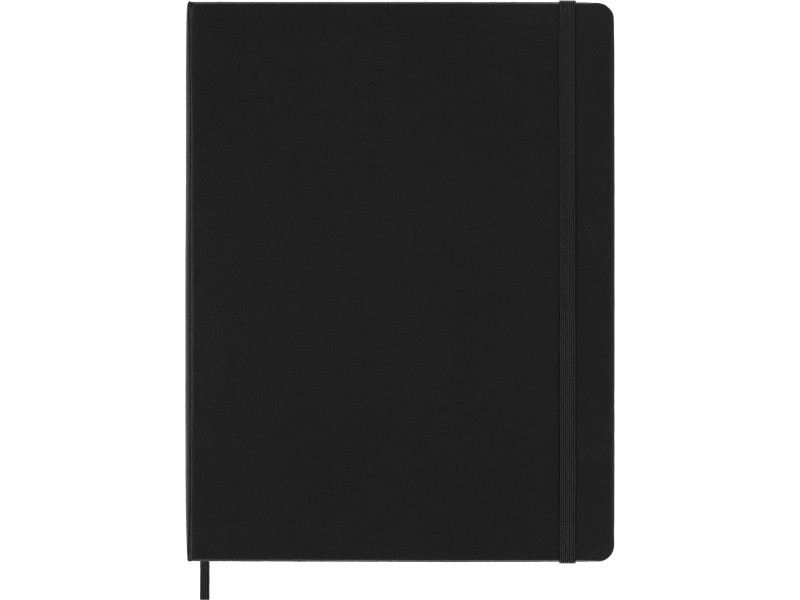 MOLESKINE Carnet rigide, XL, uni, noir