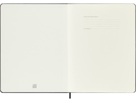 MOLESKINE Carnet rigide, XL, uni, noir