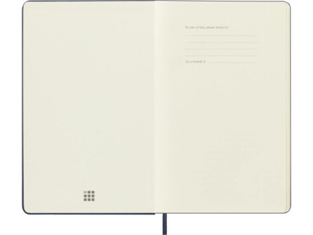 MOLESKINE Carnet rigide, L/A5, uni, bleu