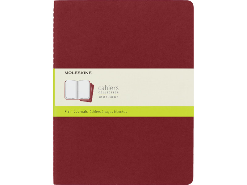MOLESKINE Cahier, XL, uni, carton, rouge
