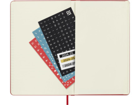 MOLESKINE Agenda 2025/2026, 18 mois, L/A5, rouge