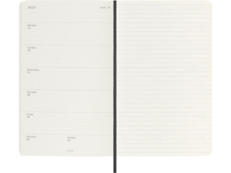 MOLESKINE Agenda 2024/2025, 18 mois, L/A5, noir