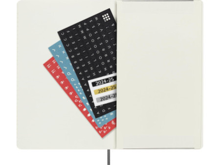 MOLESKINE Agenda 2024/2025, 18 mois, L/A5, noir