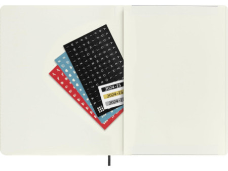 MOLESKINE Agenda 2025/2026, 18 mois, XL, noir