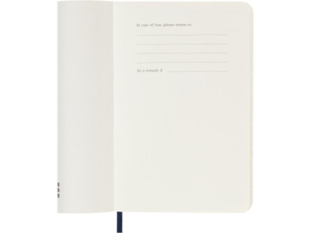 MOLESKINE Agenda de poche 2025/2026, 18 mois, P/A6, bleu