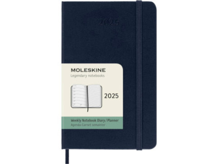 MOLESKINE Agenda de poche 2026, semainier, P/A6, bleu