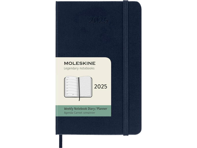 MOLESKINE Agenda de poche 2026, semainier, P/A6, bleu