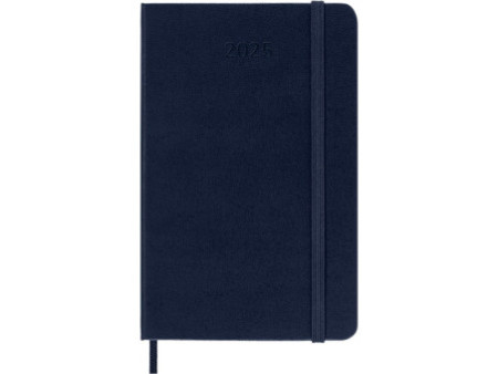 MOLESKINE Agenda 2026, semainier, L/A5, rigide, bleu