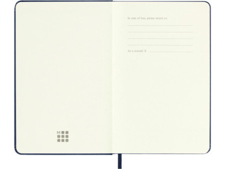 MOLESKINE Agenda 2026, semainier, L/A5, rigide, bleu