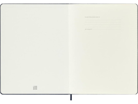 MOLESKINE Agenda 2026, semainier, XL, rigide, bleu
