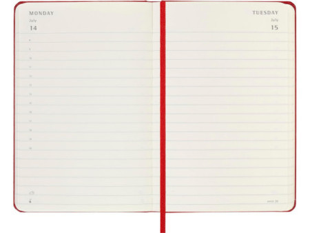MOLESKINE Agenda de poche 2026, journalier, P/A6, rouge