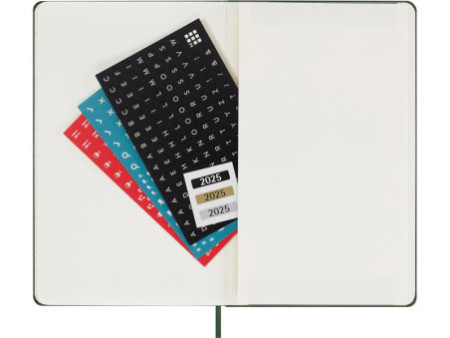 MOLESKINE Agenda 2026, journalier, L/A5, rigide, vert