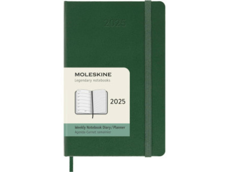 MOLESKINE Agenda de poche 2026, semainier, P/A6, vert