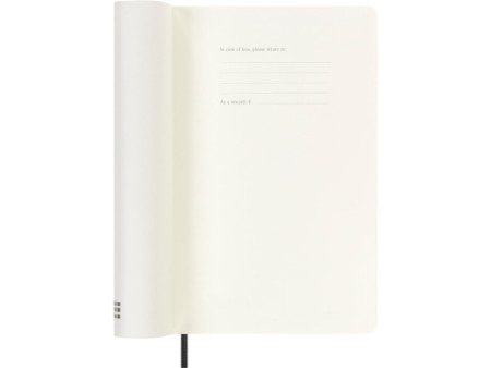 MOLESKINE Agenda 2026, journalier, L/A5, souple, noir