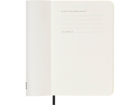 MOLESKINE Agenda de poche 2026, semainier, P/A6, noir