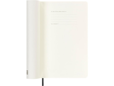 MOLESKINE Agenda 2026, semainier, L/A5, souple, noir
