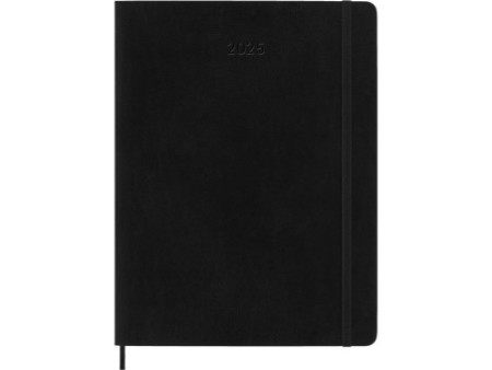 MOLESKINE Agenda 2026, semainier, XL, souple, noir