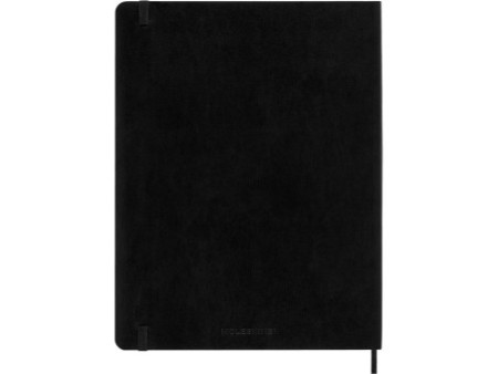 MOLESKINE Agenda 2026, semainier, XL, souple, noir