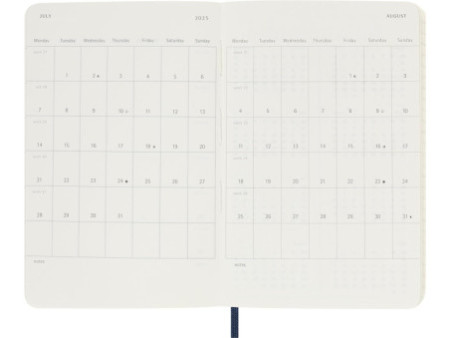 MOLESKINE Agenda de poche 2026, journalier, P/A6, bleu