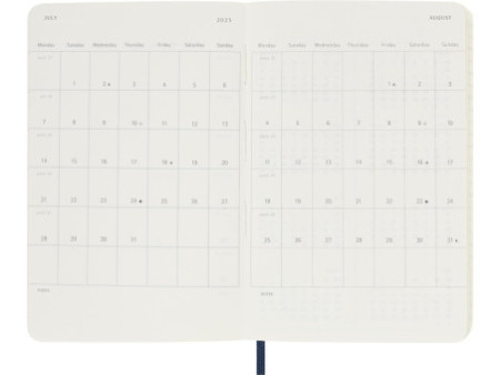 MOLESKINE Agenda de poche 2026, semainier, P/A6, bleu