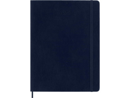MOLESKINE Agenda 2026, semainier, XL, souple, bleu