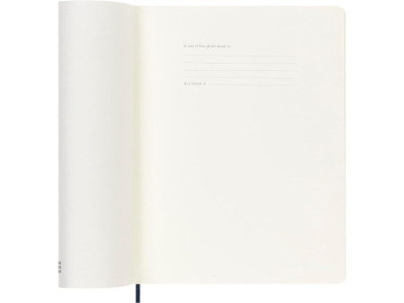 MOLESKINE Agenda 2026, semainier, XL, souple, bleu