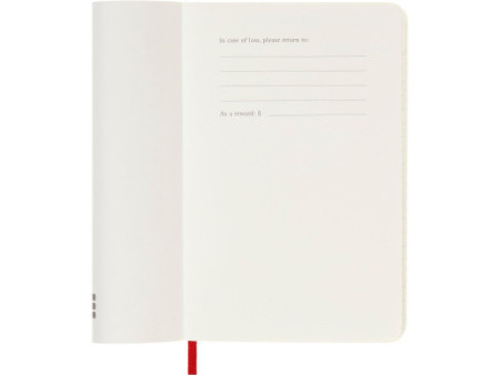 MOLESKINE Agenda de poche 2026, journalier, P/A6, rouge