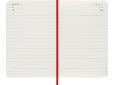 MOLESKINE Agenda de poche 2026, journalier, P/A6, rouge
