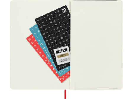 MOLESKINE Agenda 2026, semainier, L/A5, souple, rouge