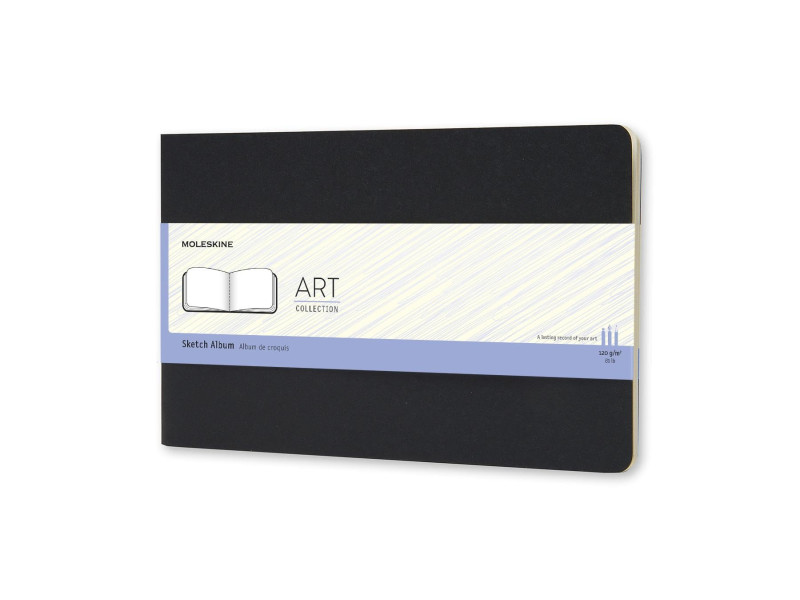 MOLESKINE Album de croquis, L/A5, 120 g/m2, carton, noir