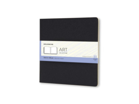 MOLESKINE Album de croquis, carré, 120 g/m2, carton, noir