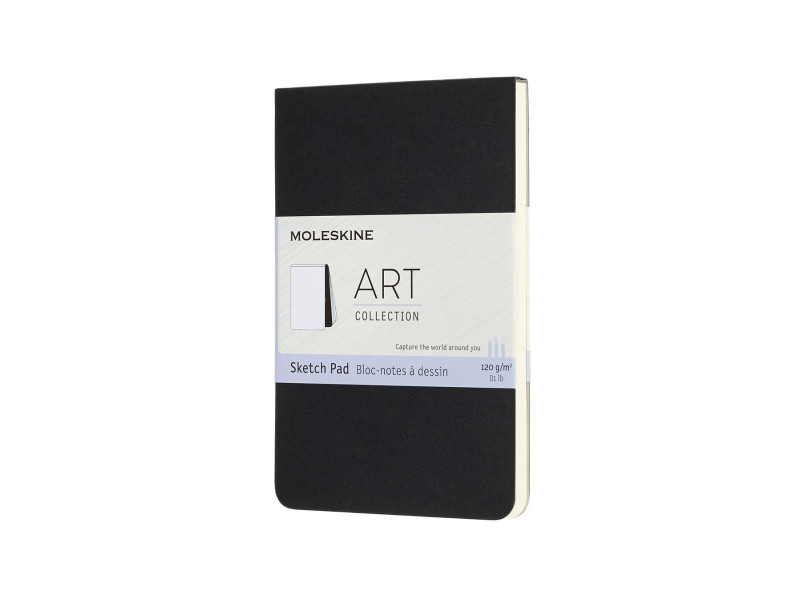 MOLESKINE Bloc à croquis, P/A6, 120 g/m2, carton, noir