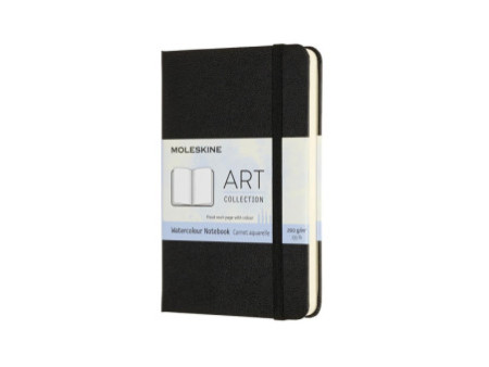 MOLESKINE Carnet aquarelle, P/A6, 200g/m2, noir