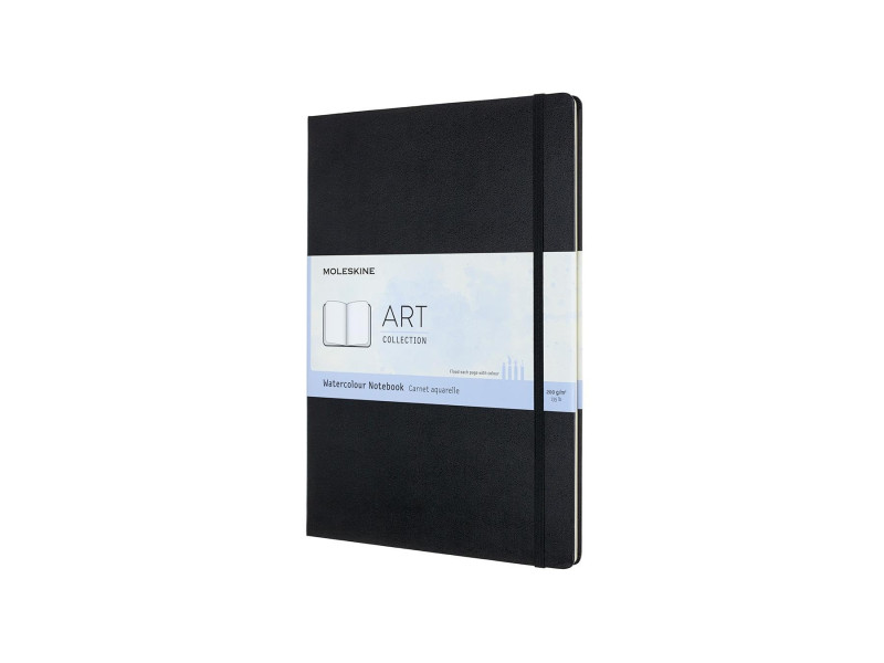 MOLESKINE Carnet aquarelle, 200g/m2, noir