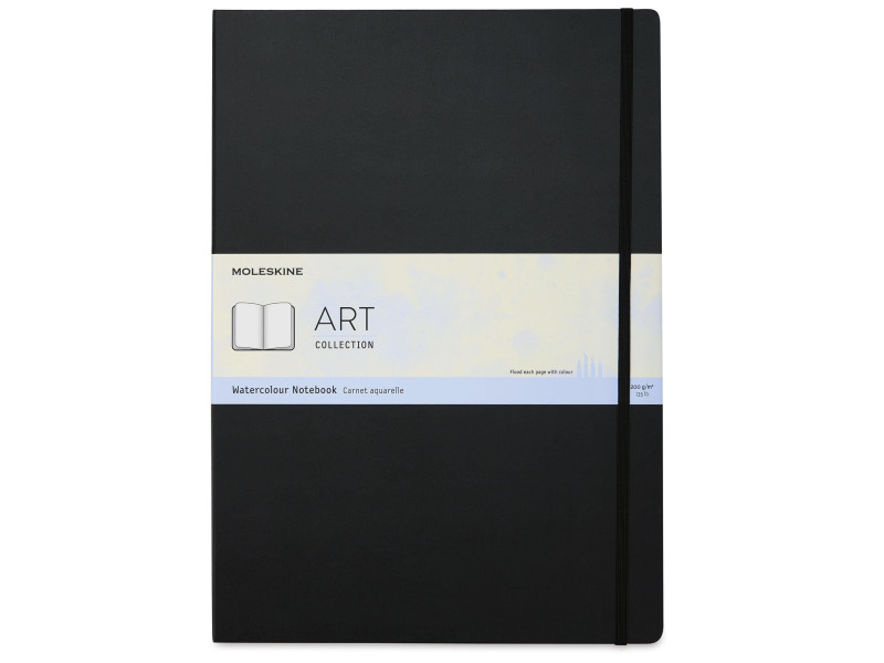 MOLESKINE Carnet aquarelle, A3, 200g/m2, noir
