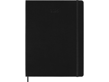 MOLESKINE Agenda 2026, semainier, XL, rigide, noir