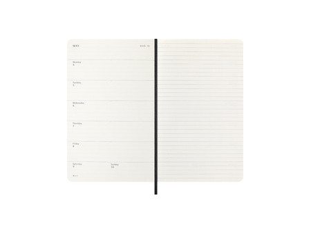 MOLESKINE Agenda 2026, semainier, L/A5, souple, vert