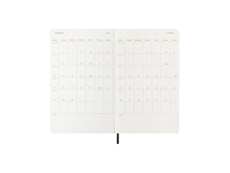 MOLESKINE Agenda 2026, semainier, L/A5, souple, vert