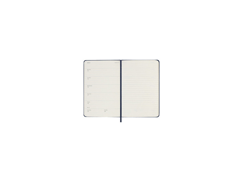 MOLESKINE Agenda 2026, semainier, L/A5, rigide, aigue-marine