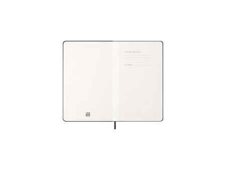 MOLESKINE Agenda 2026, L/A5, couverture rigide, noir
