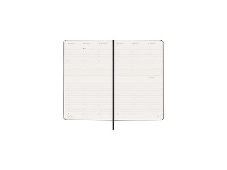 MOLESKINE Agenda 2026, L/A5, couverture rigide, noir