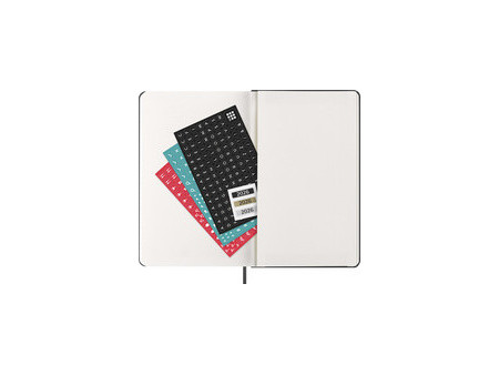 MOLESKINE Agenda 2026, L/A5, couverture rigide, noir