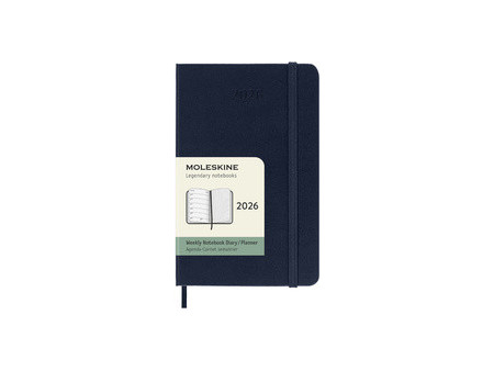 MOLESKINE Agenda de poche 2026, semainier, P/A6, noir