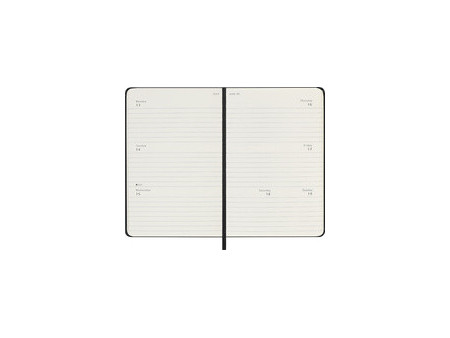 MOLESKINE Agenda de poche 2026 P/A6, couverture rigide, noir