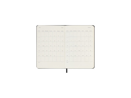 MOLESKINE Agenda de poche 2026 P/A6, couverture rigide, noir
