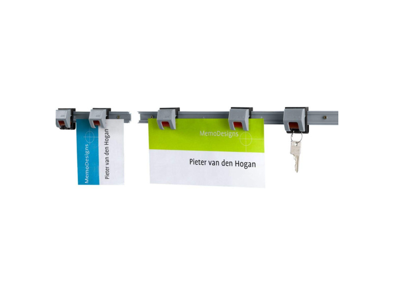 MAUL Rail pour clips à rouleau, longueur: 1.000mm, gris