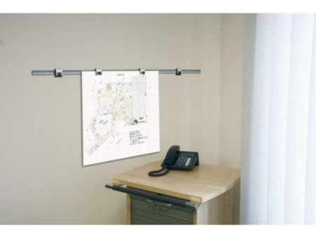 MAUL Rail pour clips à rouleau, longueur: 1.000mm, gris