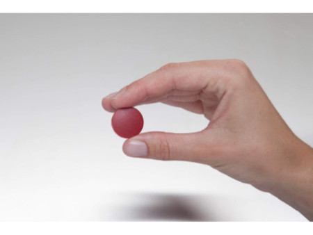 MAUL Aimant solide, capacité de charge: 0,6 kg, rouge