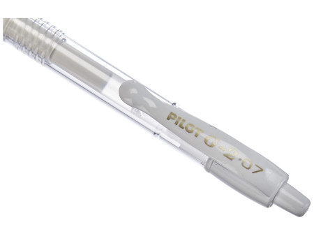 PILOT Stylo à encre gel G2 07 Pastel, blanc pastel