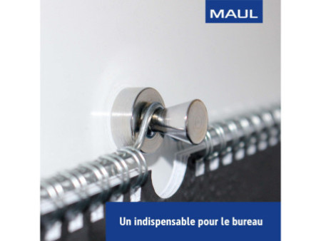 MAUL Aimant néodyme, quille, diamètre: 20 mm, nickel
